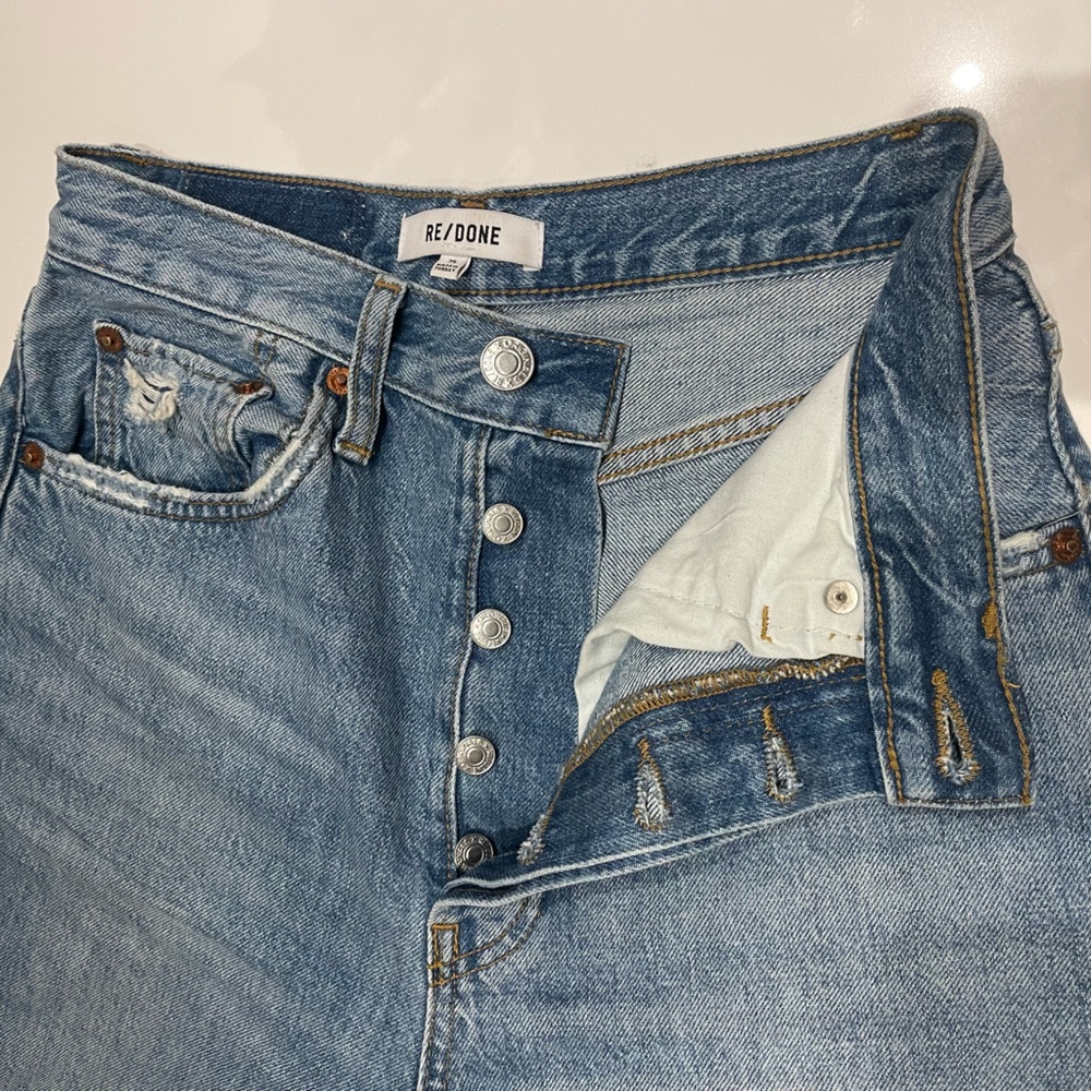 RE/DONE Ultra High Rise Stove Pipe 70’s jean